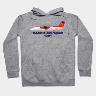 DeHavilland Canada Dash 8-300/Q300 - EuroManx Hoodie